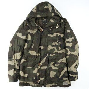 Vans Talavera Jacket (Medium) Forest Camo Winter Coat Off the Wall Parka Jacket